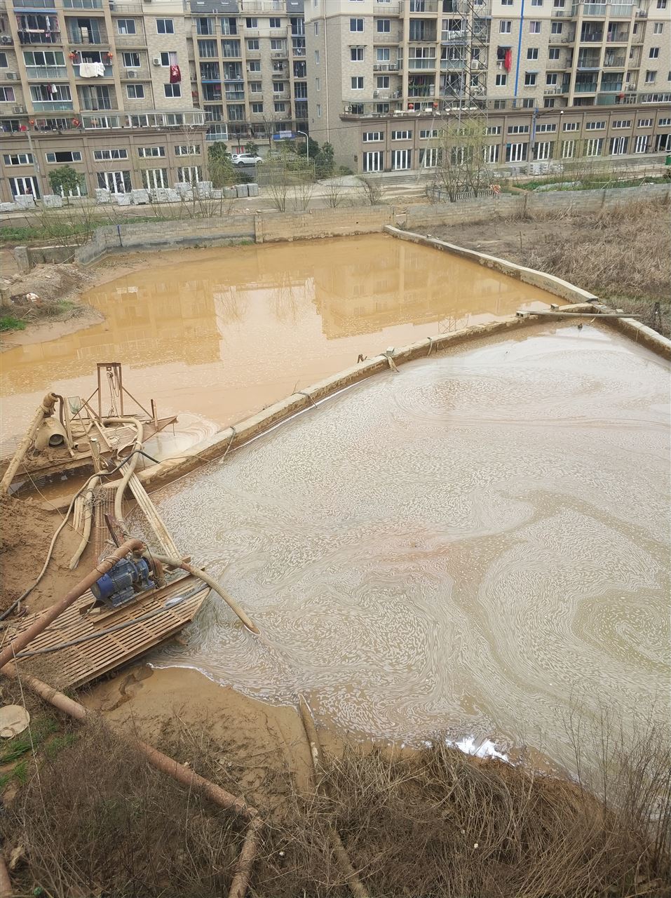 大峪镇沉淀池淤泥清理-厂区废水池淤泥清淤
