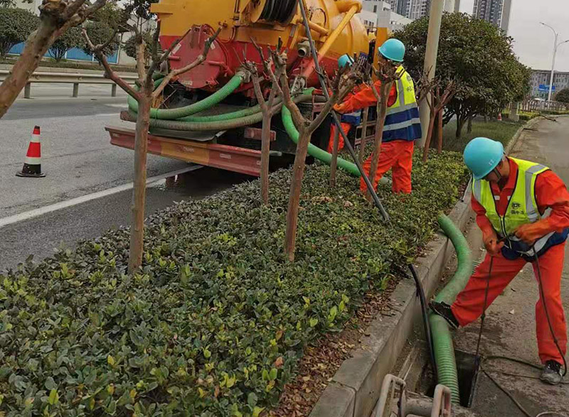 大峪镇市政管道清淤